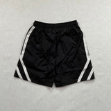 Rhude Shorts Striped Ribbon Color Matching Casual Quick-Drying Shorts Beach Pants