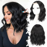 Women's Wigs Silicone Net 4X1 Lace Graduation Short Bob Curly Lace Wig