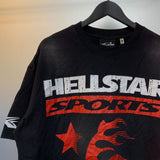 Hellstar T Shirt Family Letter Print Short Sleeve T-Shirt Summer