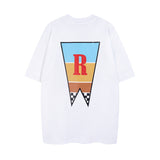 Rhude T Shirt Junior Letter Arrow R Label Short Sleeve T-Shirt