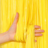 Themed Party Supplies Fluorescent Macaron Tinsel Curtain – Wedding & Party Backdrop Decoration