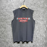 Purple Brand Tank T Shirts Sleeveless T-shirt Vest