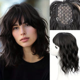 Women's Wigs Chemical Fiber Bangs Fluffy Short Curly Hair Reissue Hair Topper