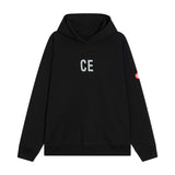 C.e hoodie fall and winter c.e casual design pullover hooded sweatshirt