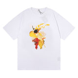Rhude T Shirt Micro Label Alphabet Art Abstract Short Sleeve T-Shirt
