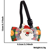 Themed Party Supplies Christmas Pet Bow Tie Collar – Cartoon Bell-Decorated Accessory for Cats & Dogs