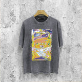 Purple Brand Distressed T Shirts Short Sleeve