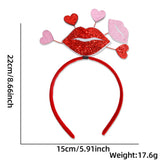 Themed Party Supplies Bachelorette Party Heart Headband – Valentine’s Day Love-Themed Bar Accessories