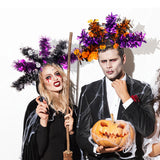 Halloween headband Halloween Large Headband – Colorful Long Tinsel Sticks