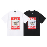 Purple Brand T Shirts Purple Micro Label Letter Pattern Printed Short Sleeve T-Shirt