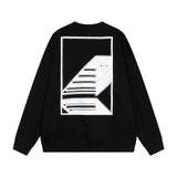 C.e sweatshirt letter pattern embroider round neck pullover for men and women