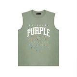 Purple Brand Tank T Shirts Sleeveless T-shirt Vest