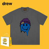 Drew T Shirts Cotton Short Sleeve Drew Smiley Face