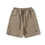 Shark Print Bape Shorts Ape Embroidery Label Casual Shorts Medium Pants Five-point Pants