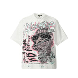 Hellstar T Shirt Iverson, James Star vintage short sleeve T-shirt