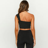 Women Tops Personality Design Fashion Sexy Top (Zy0414)