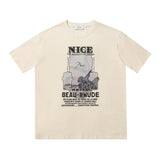 Rhude T Shirt Geometric Print Short Sleeve T-Shirt