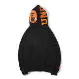 Bathing Ape Hoodie Camouflage Shark Double Hat Jacket Men's Autumn and Winter Cardigan Zipper Embroidered Hooded Sweater