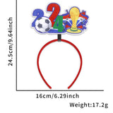 Themed Party Supplies 2026 USA Canada Mexico World Cup Fan Headband – Football Club Party Cheer Props