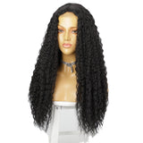 Women's Wigs Middle Part Long Curly Lace Front Wig