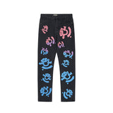 Denim Tears Jeans Loose Men's and Women's Casual Pants