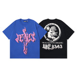 Hellstar T Shirt Alphabet Portrait Casual Men's and Women's Loose Short Sleeve T-Shirt