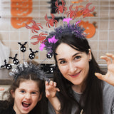 Halloween headband Halloween Headband – Pumpkin, Spider & Radiant Feather Design