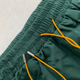 Rhude Shorts Striped Ribbon Color Matching Casual Quick-Drying Shorts Beach Pants
