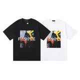 Purple Brand T Shirts Purple Micro Label Letter Pattern Printed Short Sleeve T-Shirt