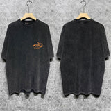 Purple Brand Distressed T Shirts Short Sleeve