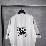 Men T-shirts Paris Sanskrit Crew Neck Short Sleeve T-Shirt Loose Casual Half Sleeve