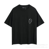 Purple Brand T ShirtsPurple Micro Label Letter Pattern Printed Short Sleeve T-Shirt