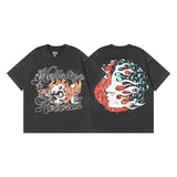 Hellstar T Shirt Washing Water Black Series Printed Short Sleeve T-Shirt