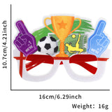 Themed Party Supplies Germany Euro Cup Fan Glasses - Football Theme 24-Team Supporter Prop