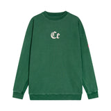 C.e sweatshirt spring & fall c.e printing light-change batik round neck pullover sweatshirt one piece wholesale