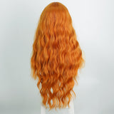Women's Wigs Middle Part Long Curly Lace Front Wig