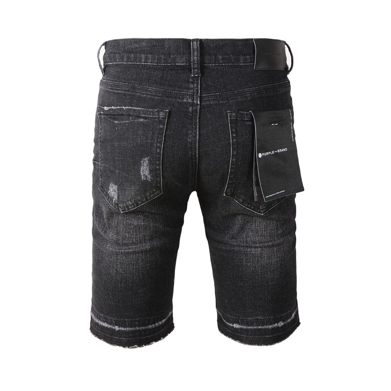 Purple Brand Denim Shorts High Street Black