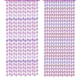 Themed Party Supplies Pet Theme Party Supplies – Pink Cat & Dog Paw Foil Fringe Curtain for Birthday Backdrop