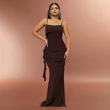 Women Dresses Elegant Fashion Social Banquet Dress (HWFS0410)