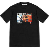 Mens T-shirts 21SS HNIC Tee Printed Short Sleeve T-Shirt Loose