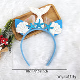 Themed Party Supplies Mermaid Sequin Headband – Ocean Theme Kids Party Costume with Fish Tail, Starfish & Shell
