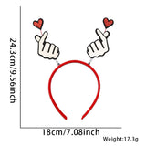 Themed Party Supplies Valentine's Day Heart Headband – Wedding, Bachelorette Party & Photo Prop