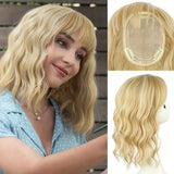Women's Wigs Chemical Fiber Bangs Fluffy Short Curly Hair Reissue Hair Topper