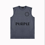 Purple Brand Tank T Shirts Sleeveless T-shirt Vest