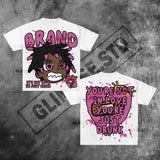 Street Unisex T-shirt Anime Portrait Pattern Street Street Tee