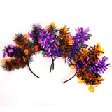 Halloween headband Halloween Large Headband – Colorful Long Tinsel Sticks