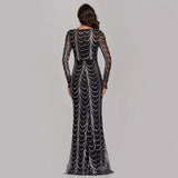 Women Party Dress Slim Fit Elegant Banquet Evening Gown (Ss0416)