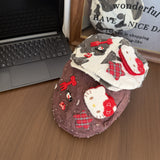 Y2k hot girl hat heavy industry kt cat duck tongue beret
