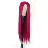 Women's Wigs Long Straight Hair Small Lace Wig Lace Chemical Fiber Lace Headgear Lace Wigs