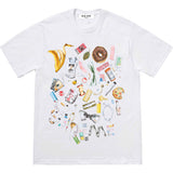 Men T-shirts 23ssTRASH TEE Cute Cartoon Pattern Trash Short Sleeve T-Shirt Short Sleeve